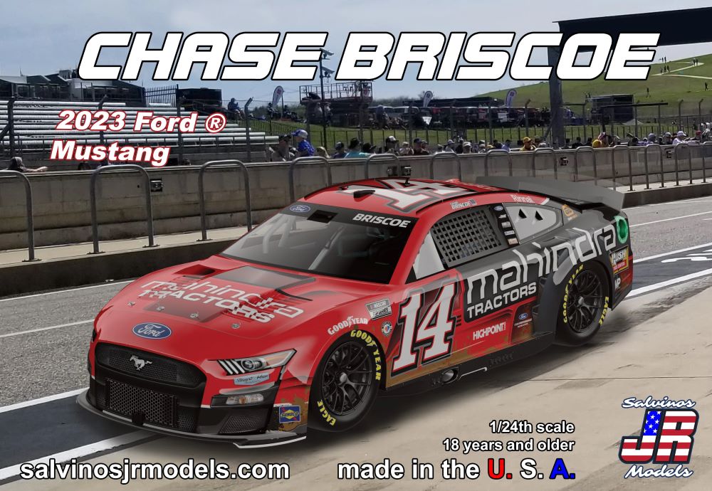 1/24 Chase Briscoe 2023 NASCAR Ford Mustang Race Car (Primary Livery) (Ltd Prod)