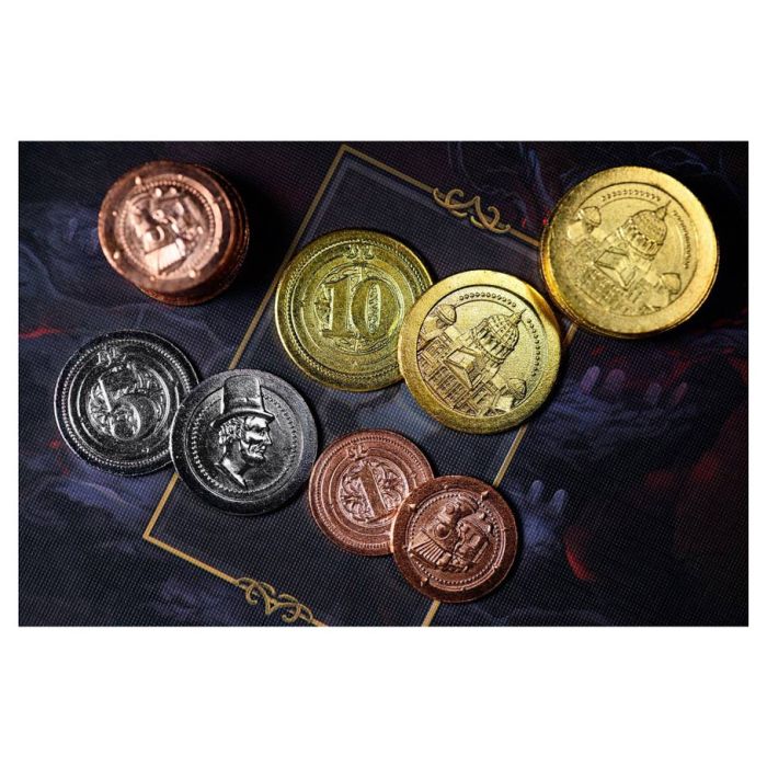 50 Metal Industrial Coin Board Game Upgrade Set - Cats In Hat Inc.