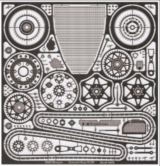 1/12 Kawasaki Ninja ZX-RR Motorcycle Photo-Etch Detail Set For TAM