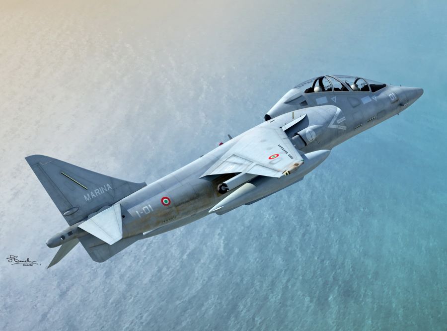 1/72 Harrier II TAV8B Trainer Jet Aircraft