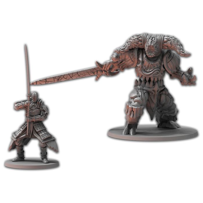 Dark Souls Mini: Sir Alonne & Smelter Demon - Cats In Hat Inc.