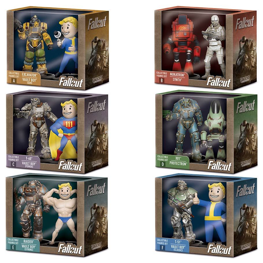 Fallout Collectible Figures 2 Pack Assorted Case (6)