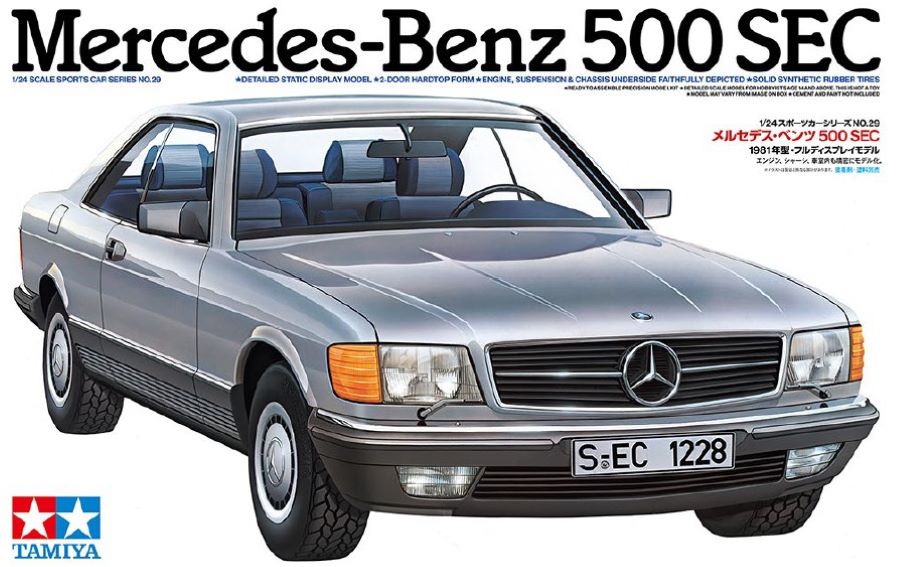 1/24 Mercedes Benz 500 SEC Sports Car