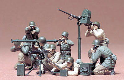 1/35 US Gun & Mortar Team (8)