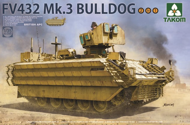 1/35 British FV432 Mk 3 Bulldog Armored Personnel Carrier (2 in 1)