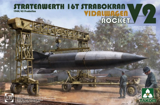 1/35 Stratenwerth 16t Strabokran Heavy Crane 1944-45 Production & V2 Vidalwagon Rocket