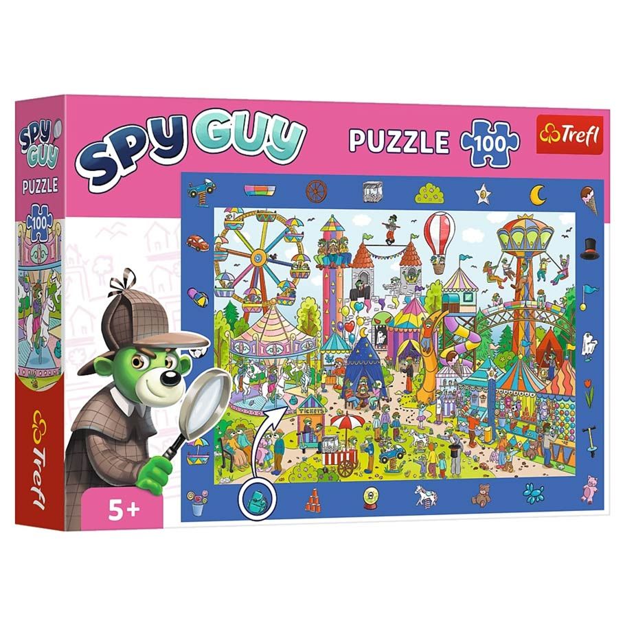 Puzzle: Spy Guy: Amusement Park 100 Piece