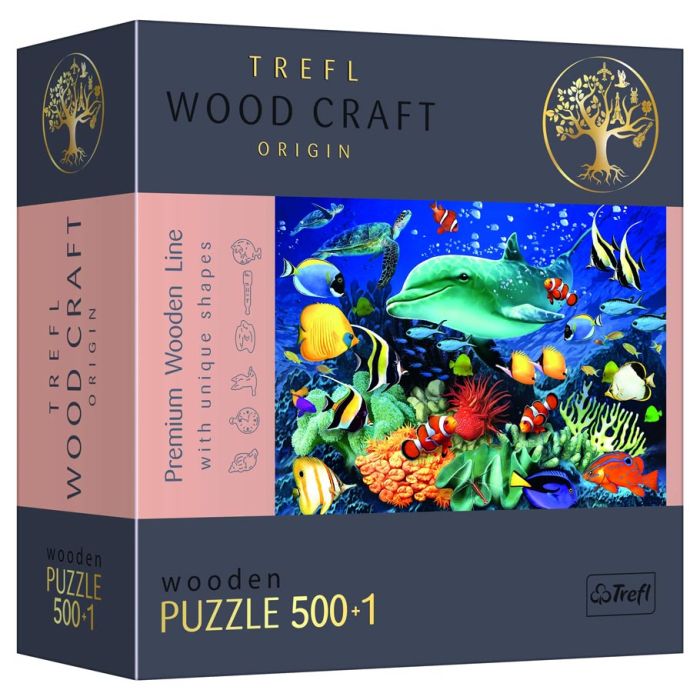 Puzzle: Woodcraft: Sea Life 501 Piece - Cats In Hat Inc.
