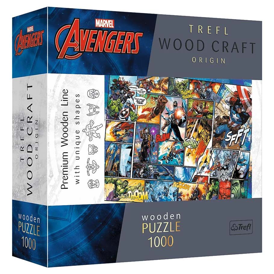Puzzle: Marvel: Woodcraft: Comic Universe 1000 Piece