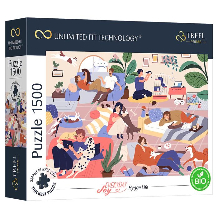 Puzzle: Hygge Life 1500 Piece (Trefl Prime) - Cats In Hat Inc.