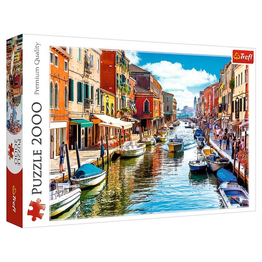 Puzzle: Murano Island, Venice 2000 Piece (Trefl Red)