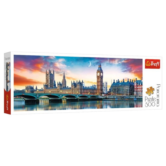 Puzzle: Big Ben And Palace Of Westminster, London 500 Piece (Trefl Red) - Cats In Hat Inc.