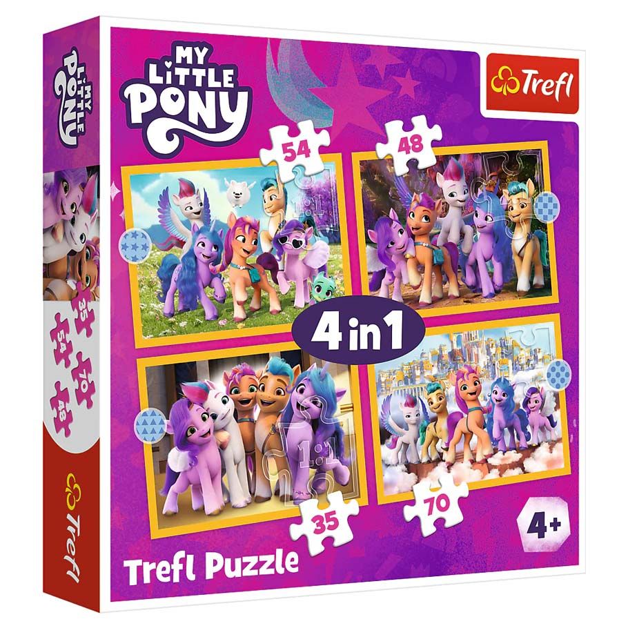 Puzzle: MLP: Meet The Ponies 4in1