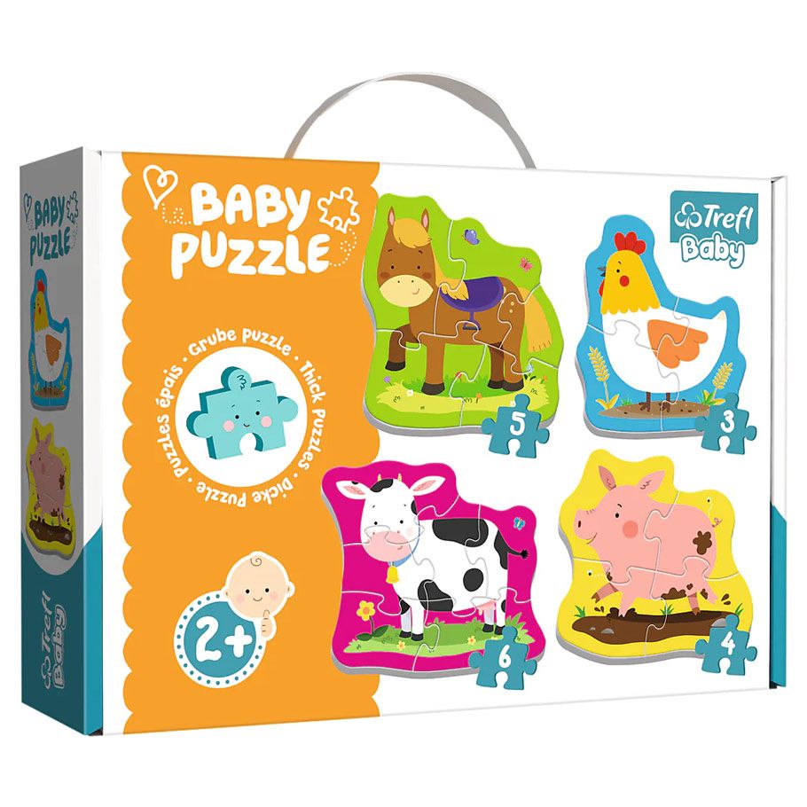 Puzzle: Baby Classic: Animals On The Farm (Trefl Kids)