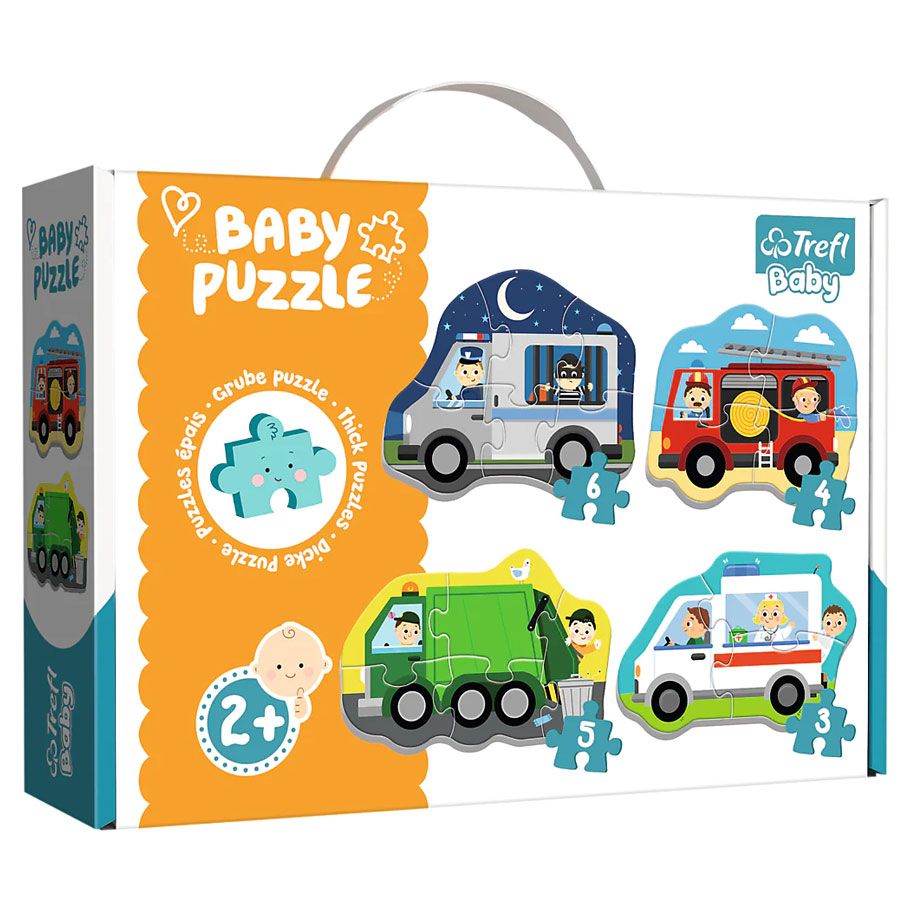 Puzzle: Baby Classic: Vehicles And Jobs (Trefl Kids)