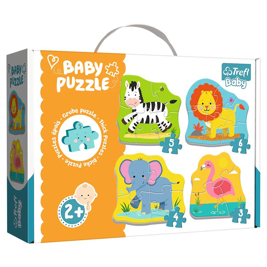 Puzzle: Baby Classic: Animals On The Safari (Trefl Kids)