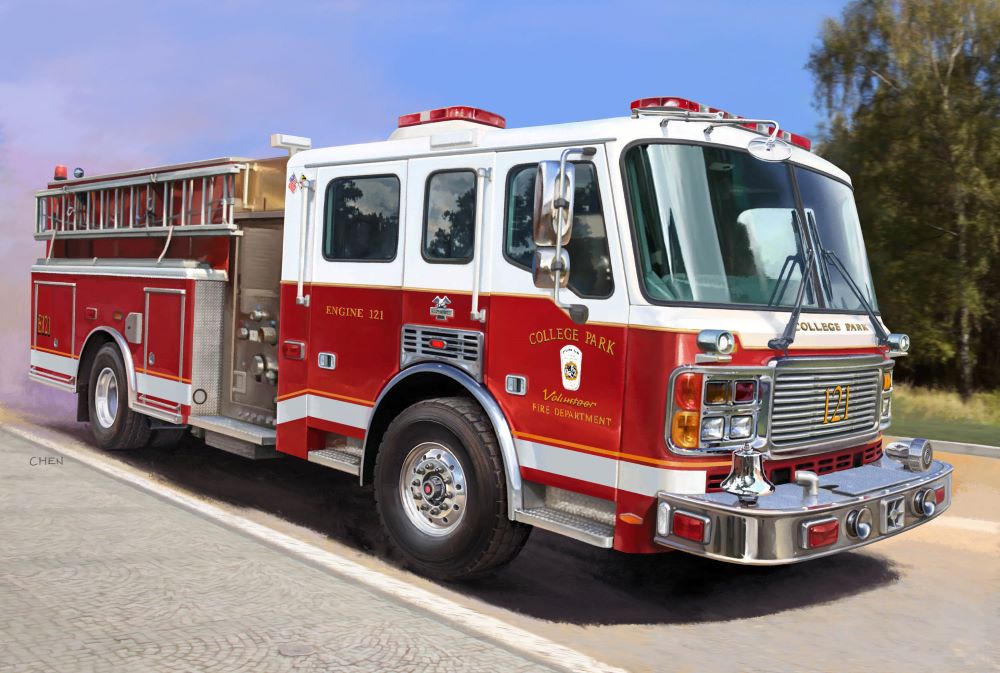 1/72 American LaFrance Eagle Fire Pumper Truck