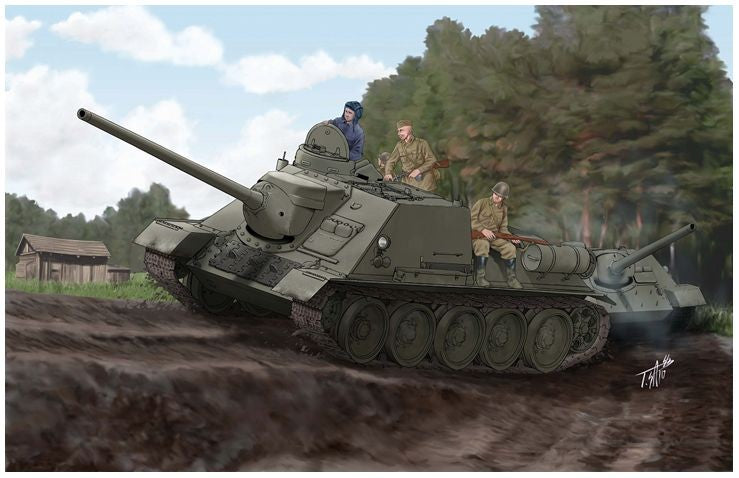 1/16 Soviet Su100 Tank Destroyer