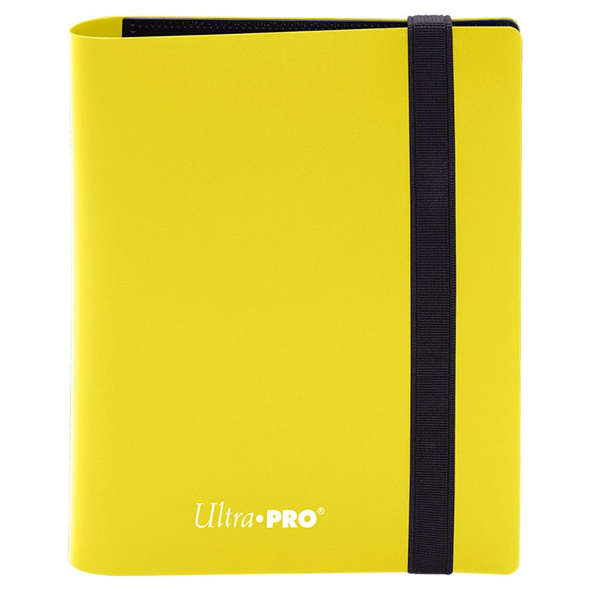 Binder: 4-Pocket: PRO: Eclipse: Lemon Yellow - Cats In Hat Inc.