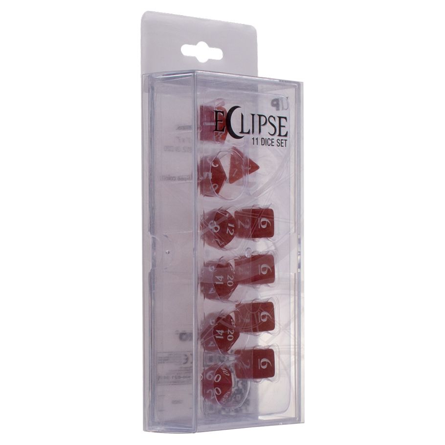 Dice Set: Eclipse 11 Apple Red