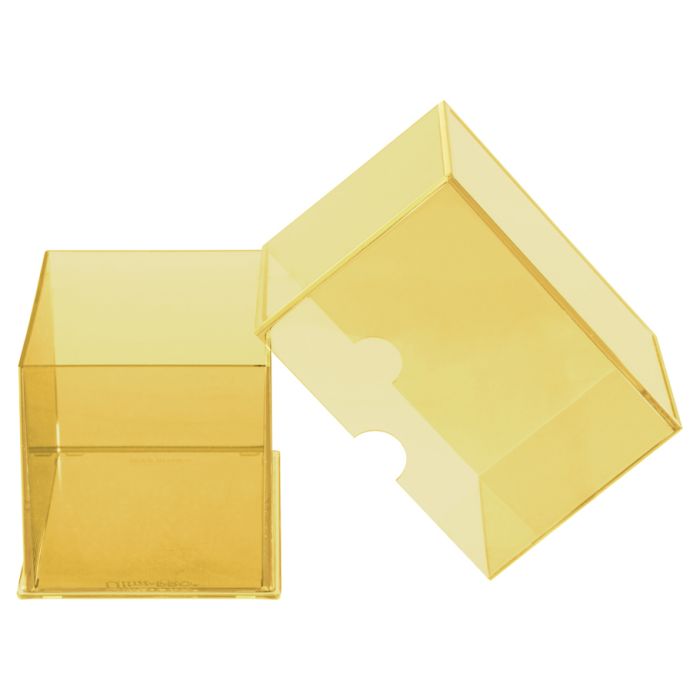 Deck Box: Eclipse 2-Piece: Lemon Yellow - Cats In Hat Inc.