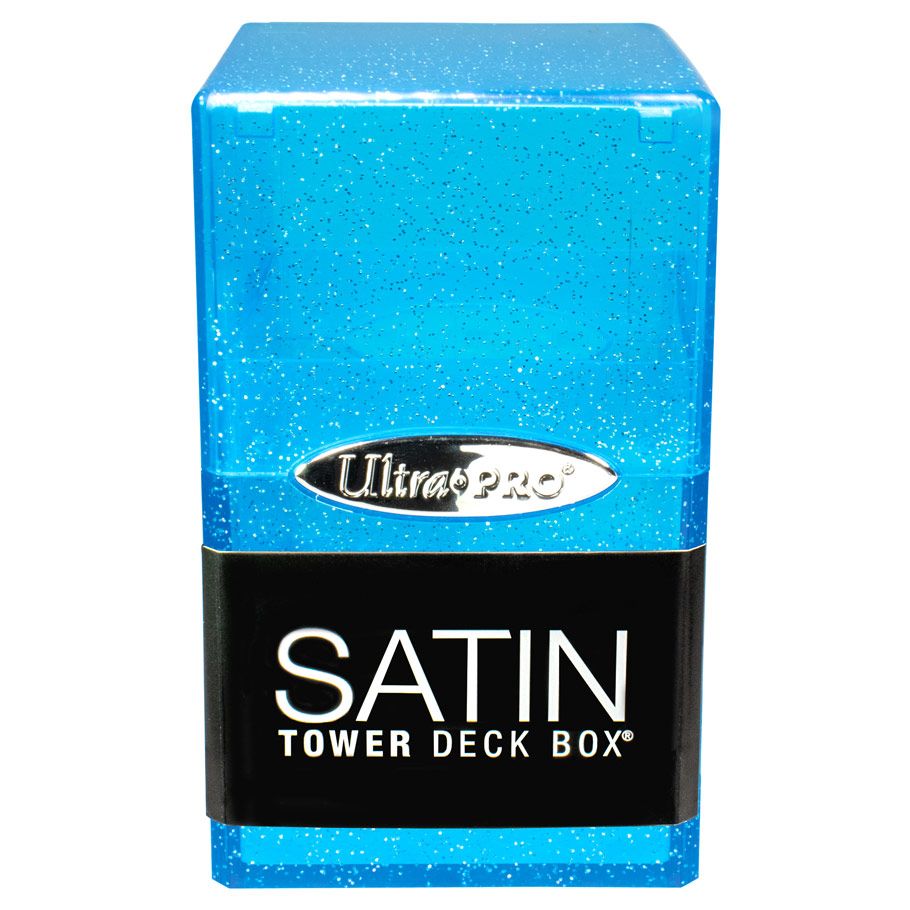 Deck Box: Satin Tower: Glitter Blue By Ultra Pro
