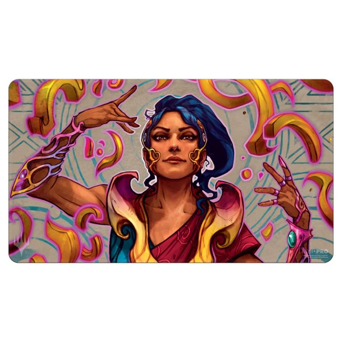 Playmat: Magic The Gathering: The Lost Caverns Of Ixalan: Saheeli, The Sun's Brilliance - Cats In Hat Inc.