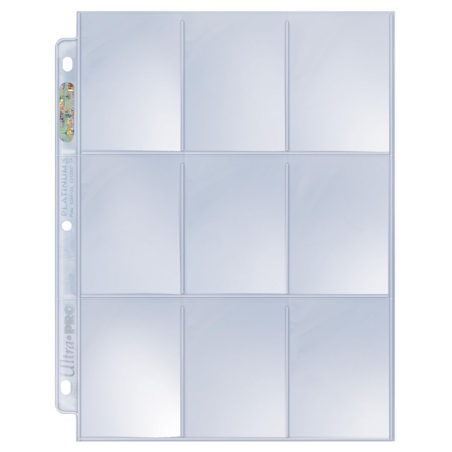 Pages: 9-Pocket: Ultra Pro Holo Clear (100) - Cats In Hat Inc.