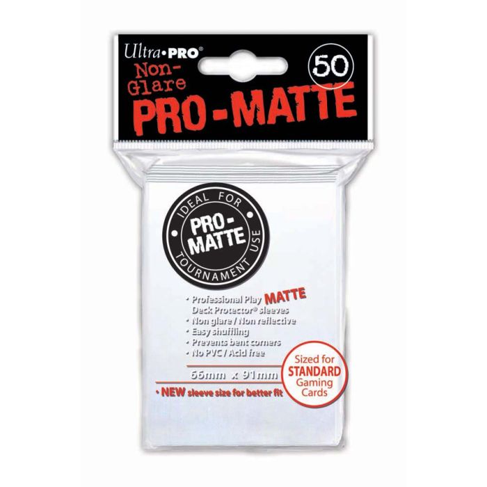 Deck Protector: PRO: Matte White (50) - Cats In Hat Inc.