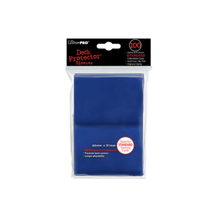 Deck Protector: PRO: Gloss Solid Blue (100) - Cats In Hat Inc.