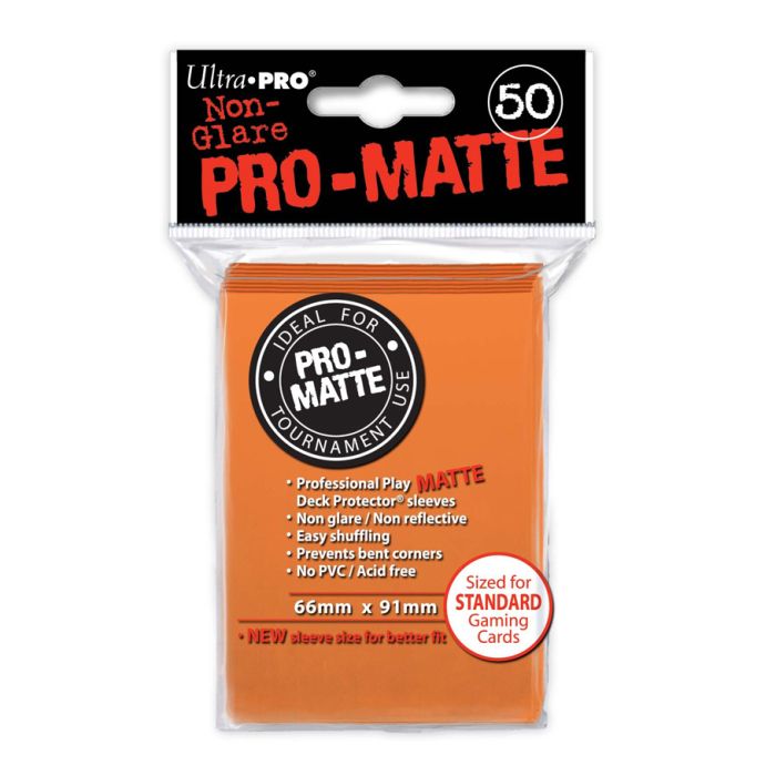Deck Protector: PRO: Matte Orange (50) - Cats In Hat Inc.