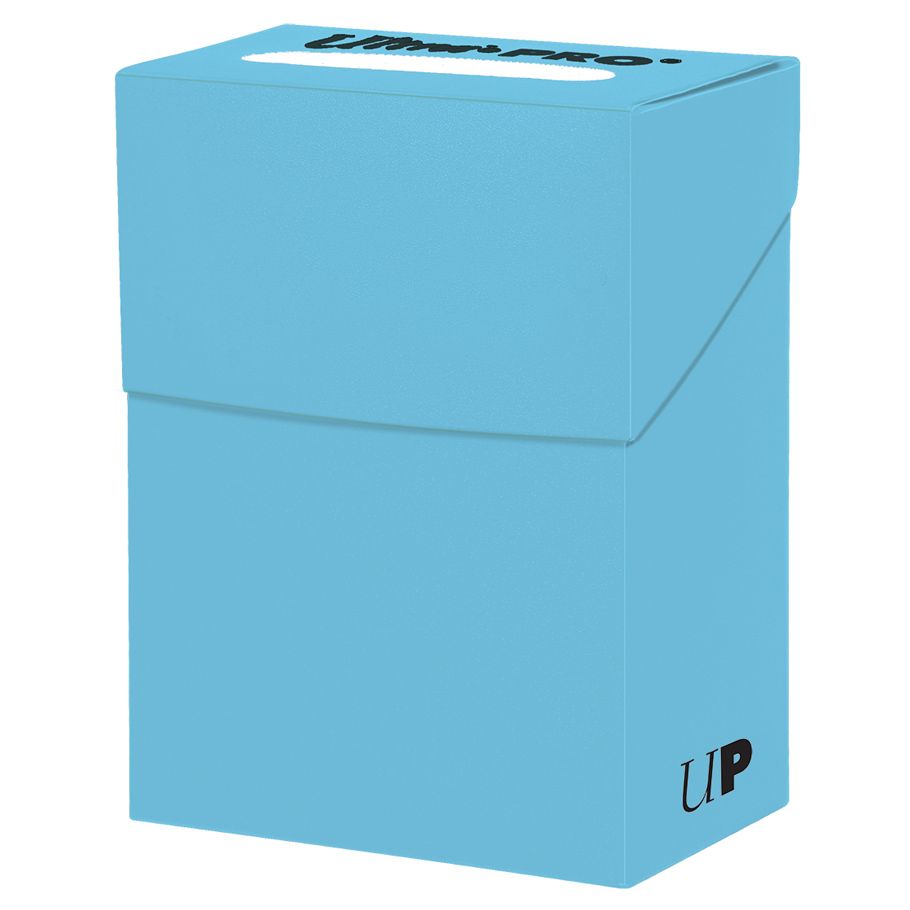 Deck Box: PRO 80+: Solid Light Blue - Cats In Hat Inc.
