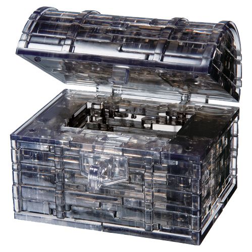 Puzzle: 3D Crystal: Treasure Chest BK By University Games