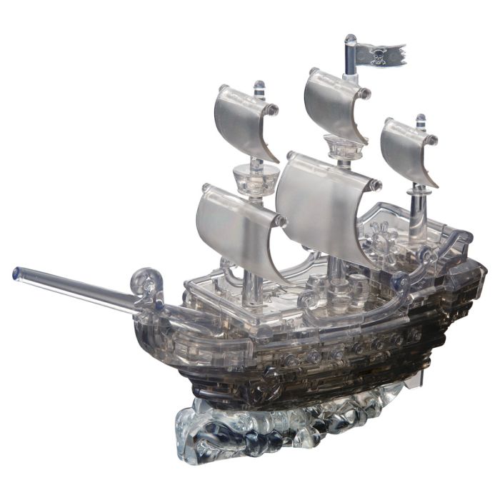 Puzzle: 3D Crystal: Deluxe Pirate Ship BK - Cats In Hat Inc.