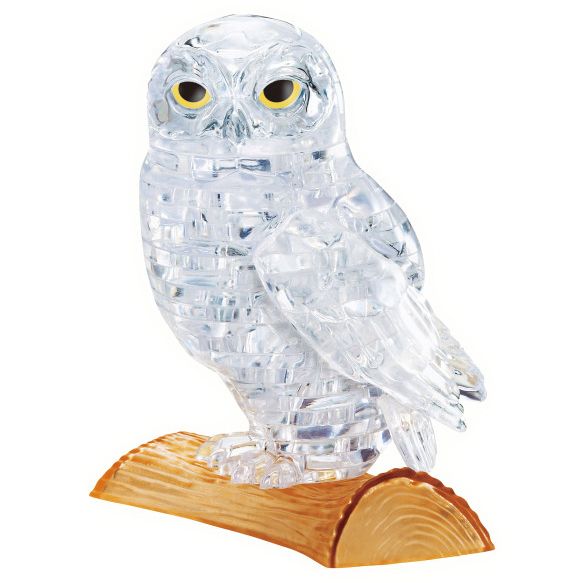 Puzzle: 3D Crystal: Owl (White)