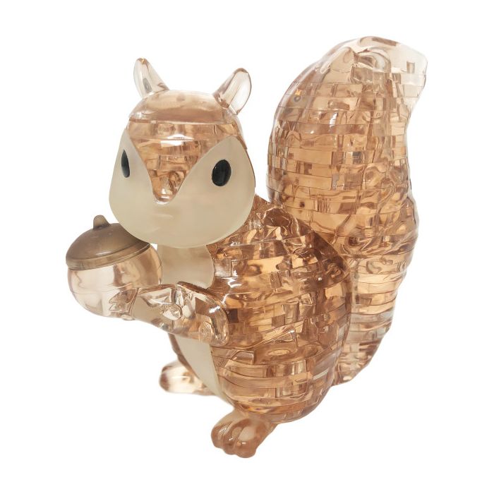 Puzzle: 3D Crystal: Squirrel - Cats In Hat Inc.