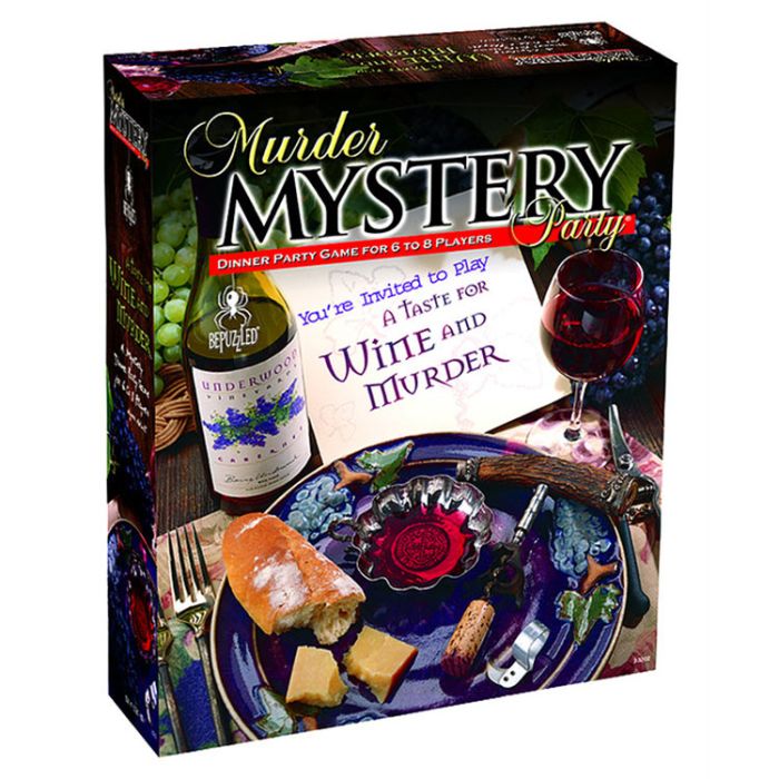 A Taste For Wine And Murder: Murder Mystery Party Game