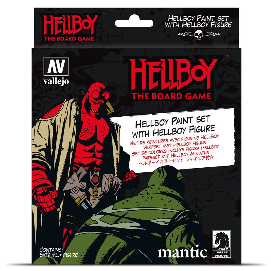 Model Color: Hellboy Paint Set with Figure (8)