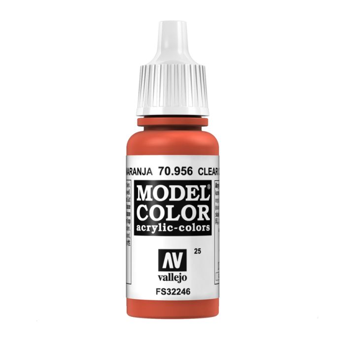 MC: Matt: Clear Orange 17ml - Cats In Hat Inc.