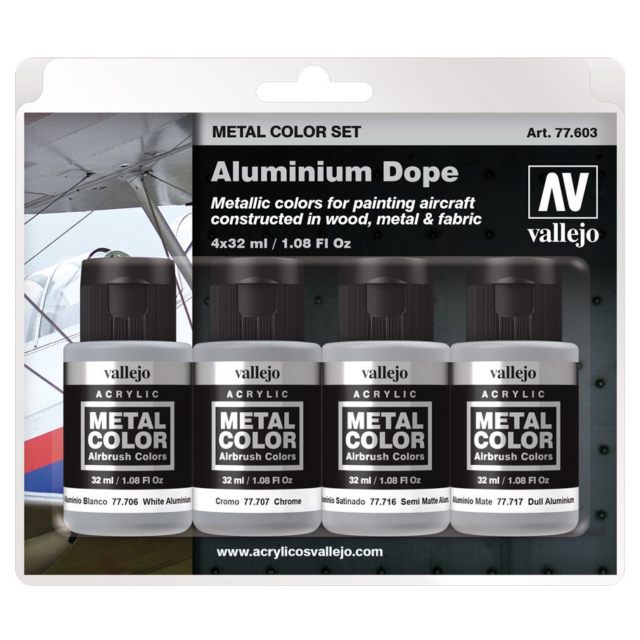 MC: Metal: Aluminium Dope 4pk 32ml