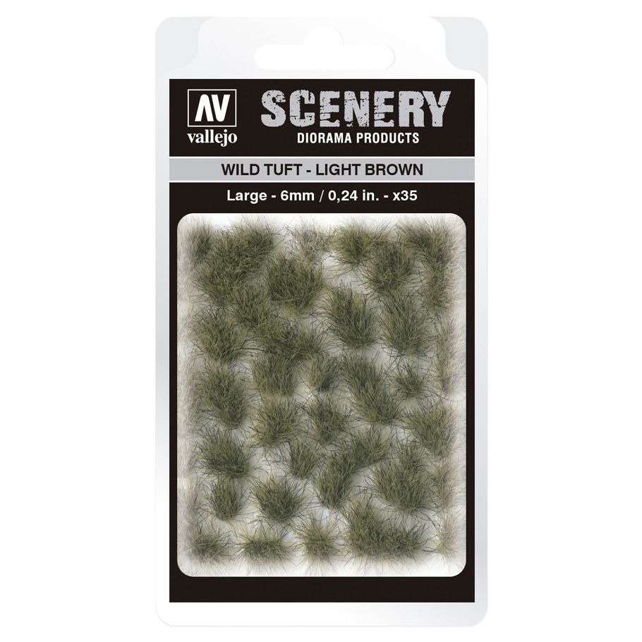 Scenery: Wild Tuft: Light Brown: Large