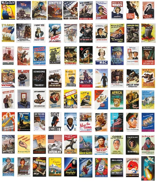1/35 WWII American Propaganda Posters (80)