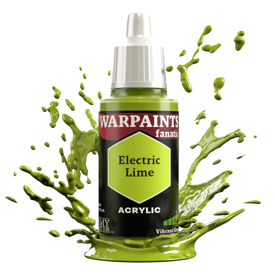 Warpaints Fanatic: Electric Lime 18ml - Cats In Hat Inc.