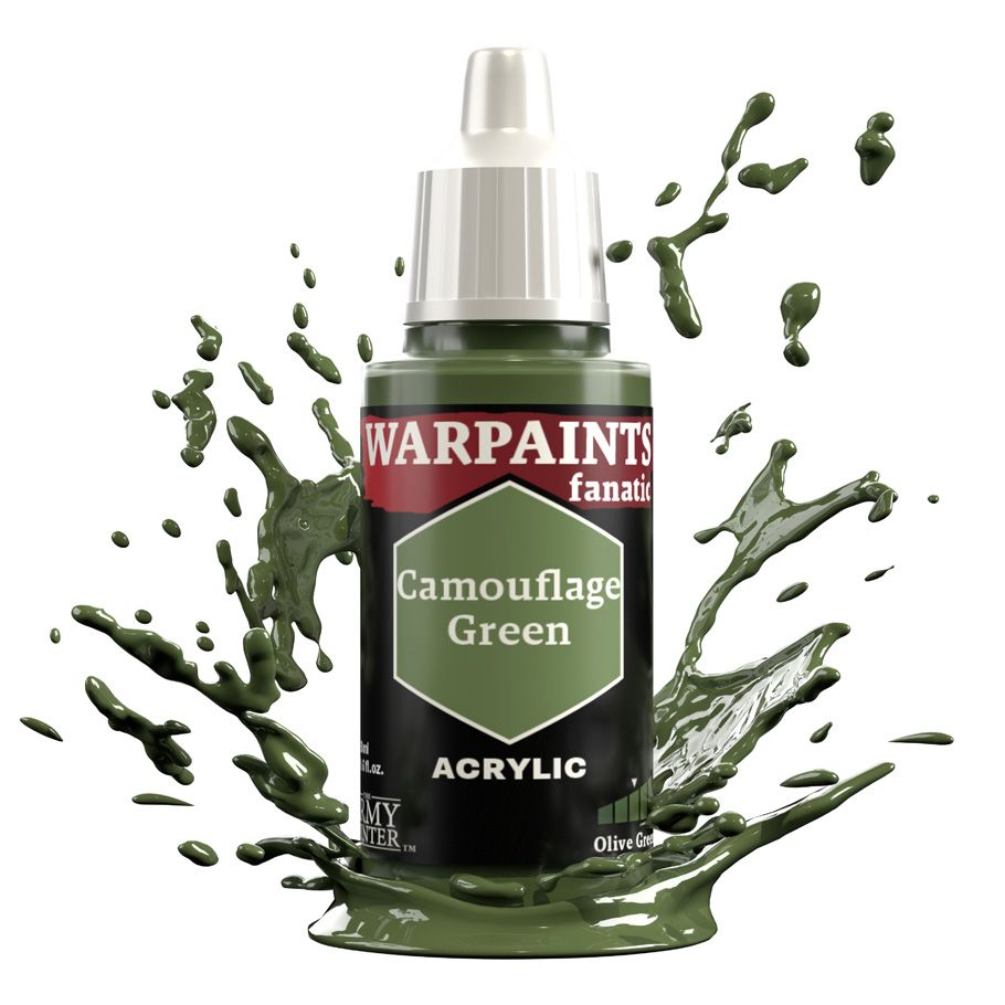 Warpaints Fanatic: Camouflage Green 18ml - Cats In Hat Inc.