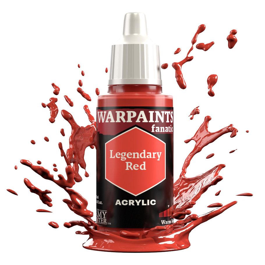 Warpaints Fanatic: Legendary Red 18ml - Cats In Hat Inc.