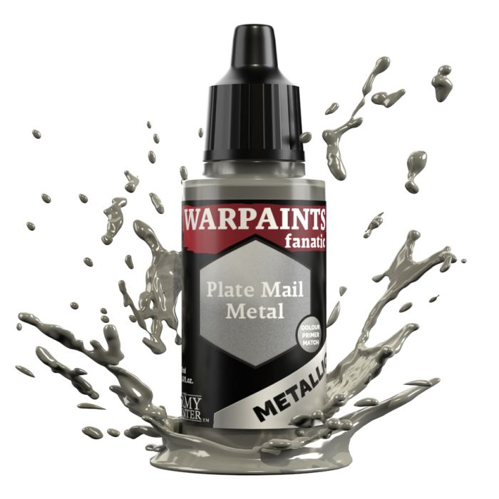 Warpaints Fanatic Metallic: Plate Mail Metal 18ml - Cats In Hat Inc.