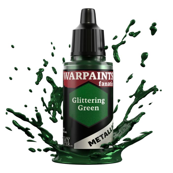 Warpaints Fanatic Metallic: Glittering Green 18ml - Cats In Hat Inc.