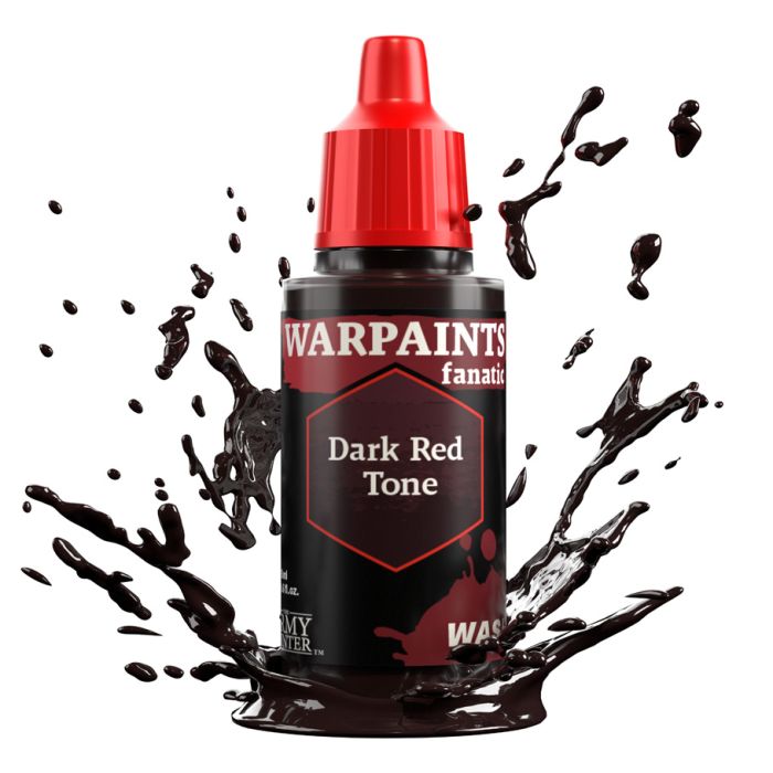 Warpaints Fanatic Wash: Dark Red Tone 18ml - Cats In Hat Inc.