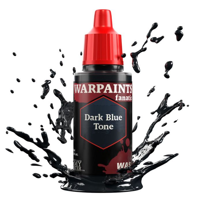 Warpaints Fanatic Wash: Dark Blue Tone 18ml - Cats In Hat Inc.