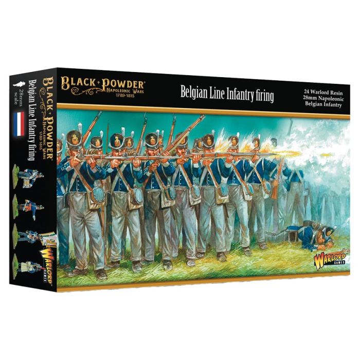 Black Powder: Napoleonic Belgian Line Infantry Firing - Cats In Hat Inc.